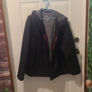 XXL Men's Black CHAMPION Hooded Jacket